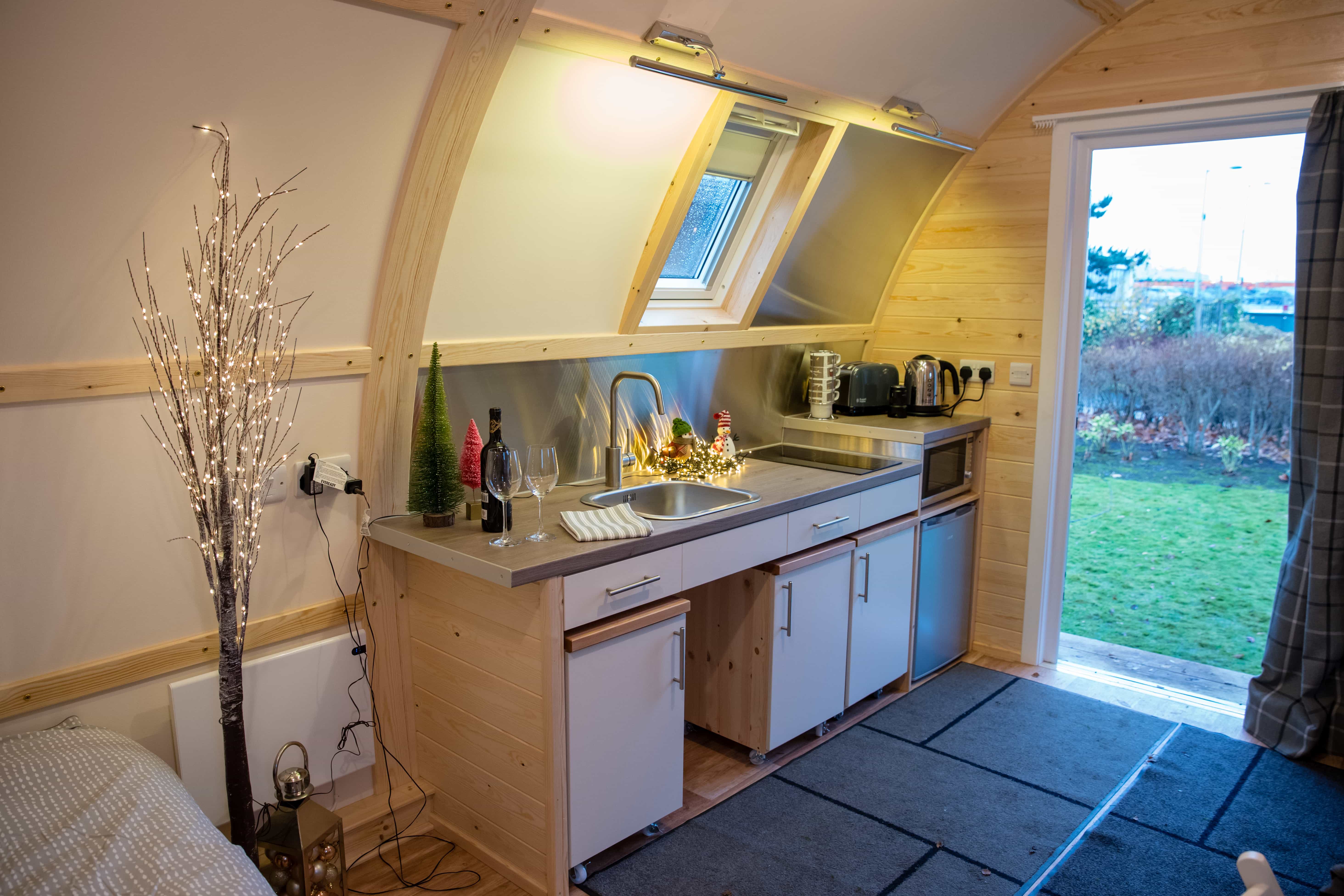 Internal photograph of our accesible cabin