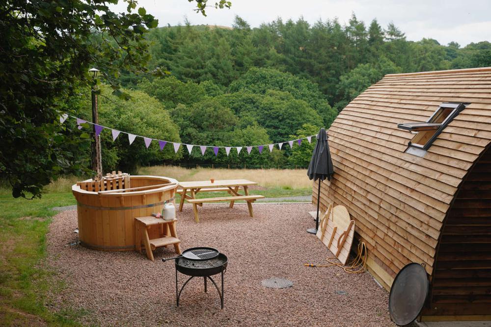 Bike friendly accommodation at Wigwam Holidays Brecon