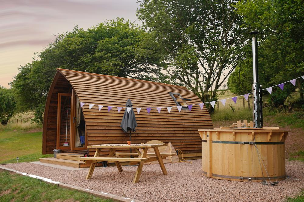 Hot Tub and Cabin
