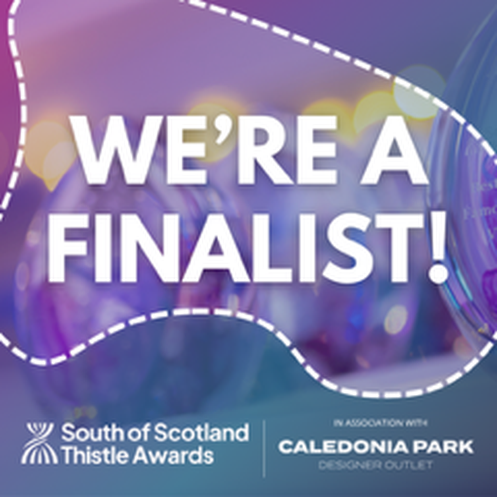 We're a finalist south of scotland thistle awards